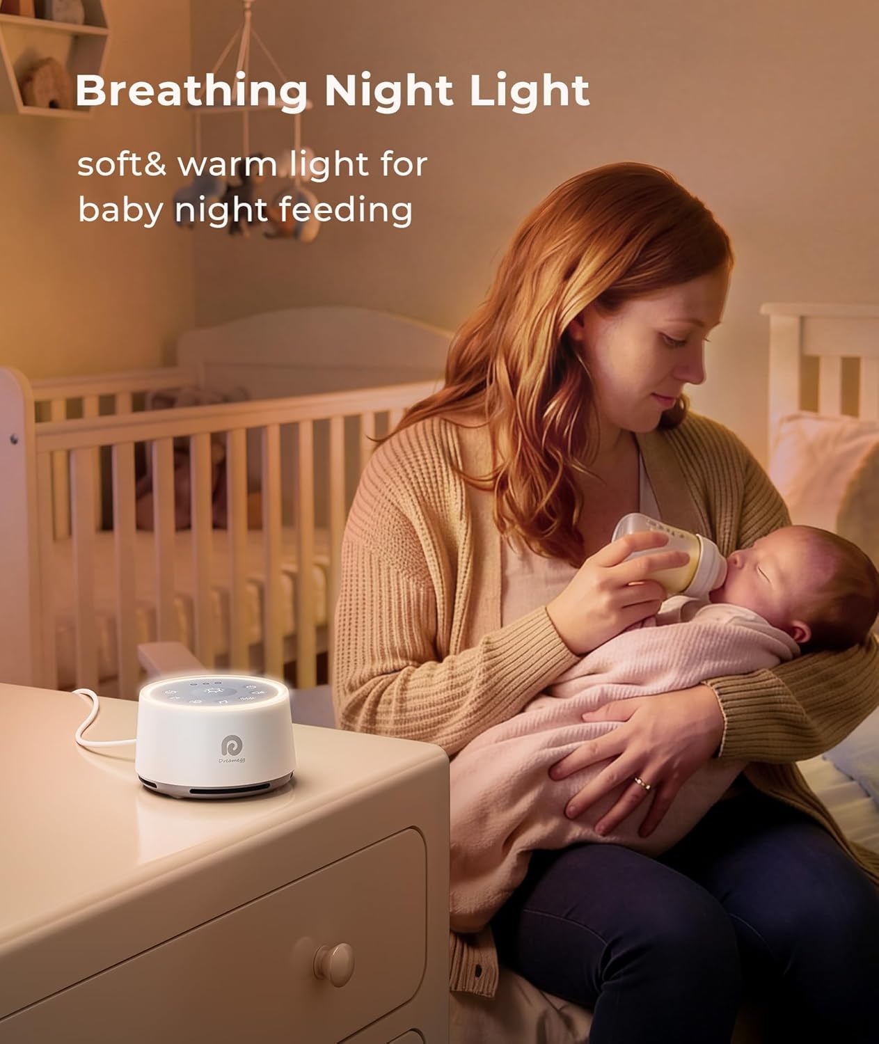 Dreamegg White Noise Machine with 24 Soothing Sounds for Sound Therapy DEMO
