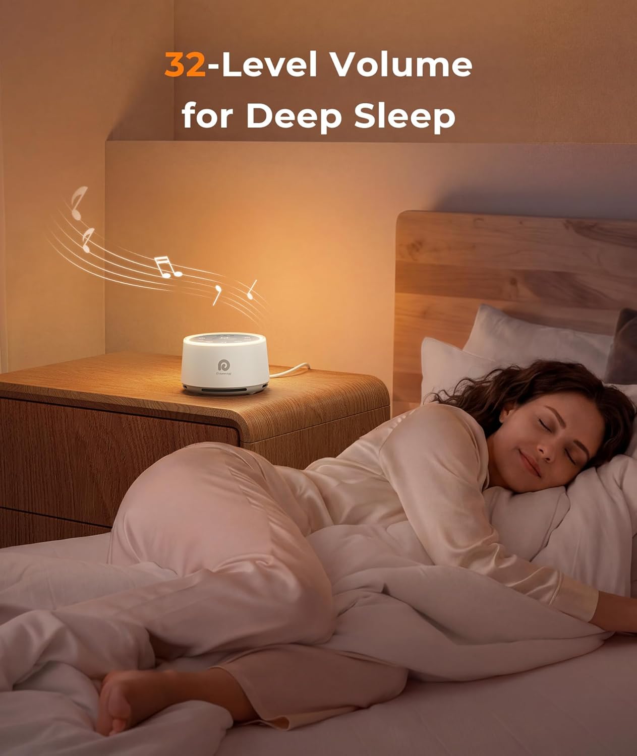 Dreamegg White Noise Machine with 24 Soothing Sounds for Sound Therapy DEMO