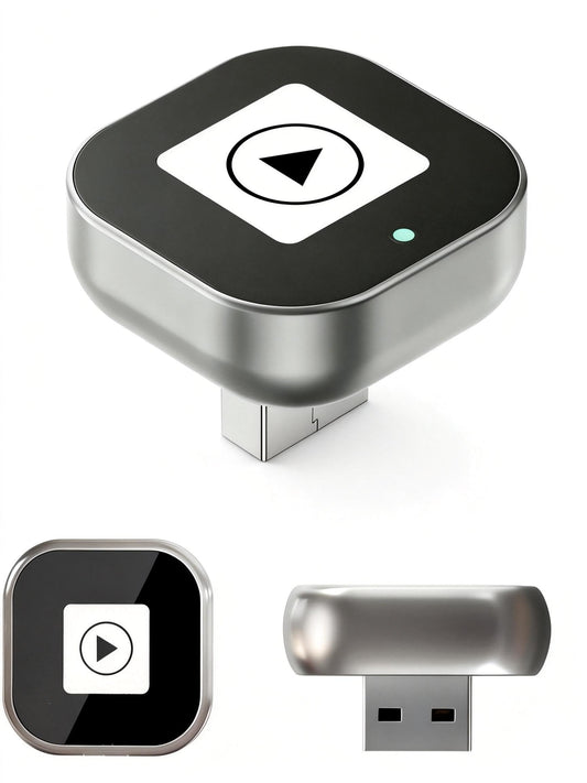 Wireless Silver Input Adapters for Apple CarPlay & Android Auto DEMO