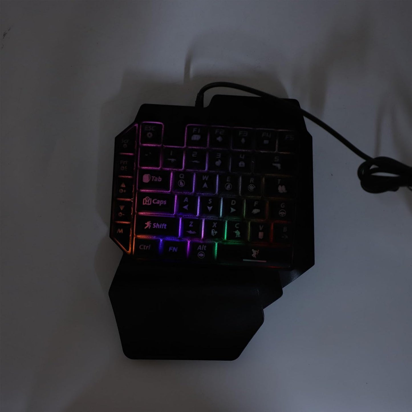 4-in-1 Mobile Gaming Keyboard Mouse Converter Combo Pack - Black Wireless NEW