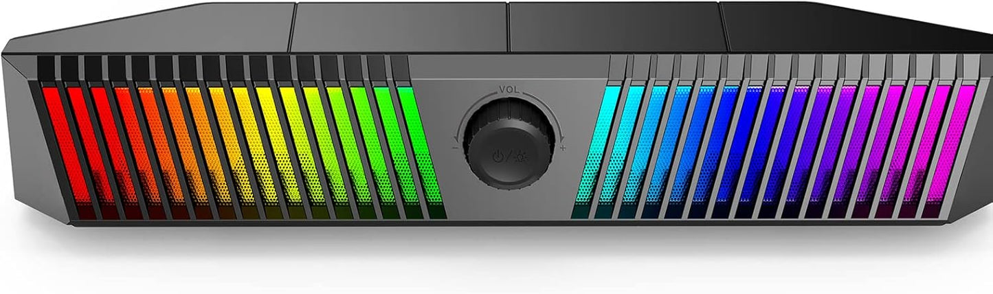 Smalody Black Computer Speakers for Desktop Gaming Monitor with Bluetooth DEMO