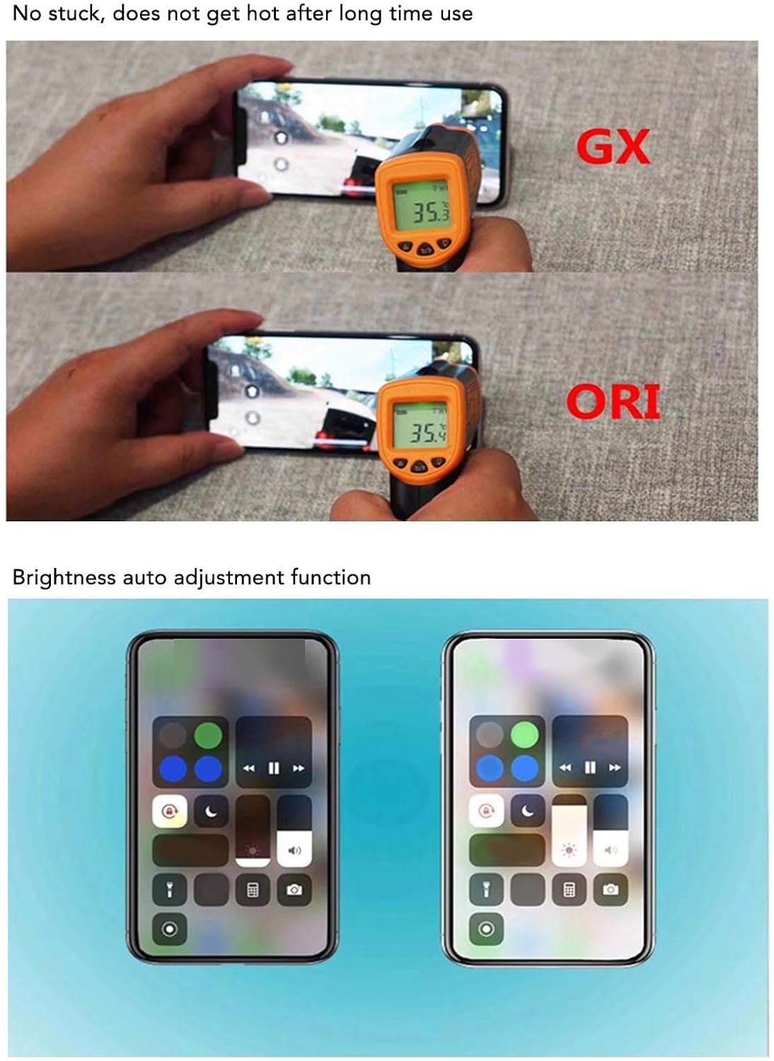 Black LCD Screen Replacement for iPhone X XS XR 11 - Repair Parts Size DEMO