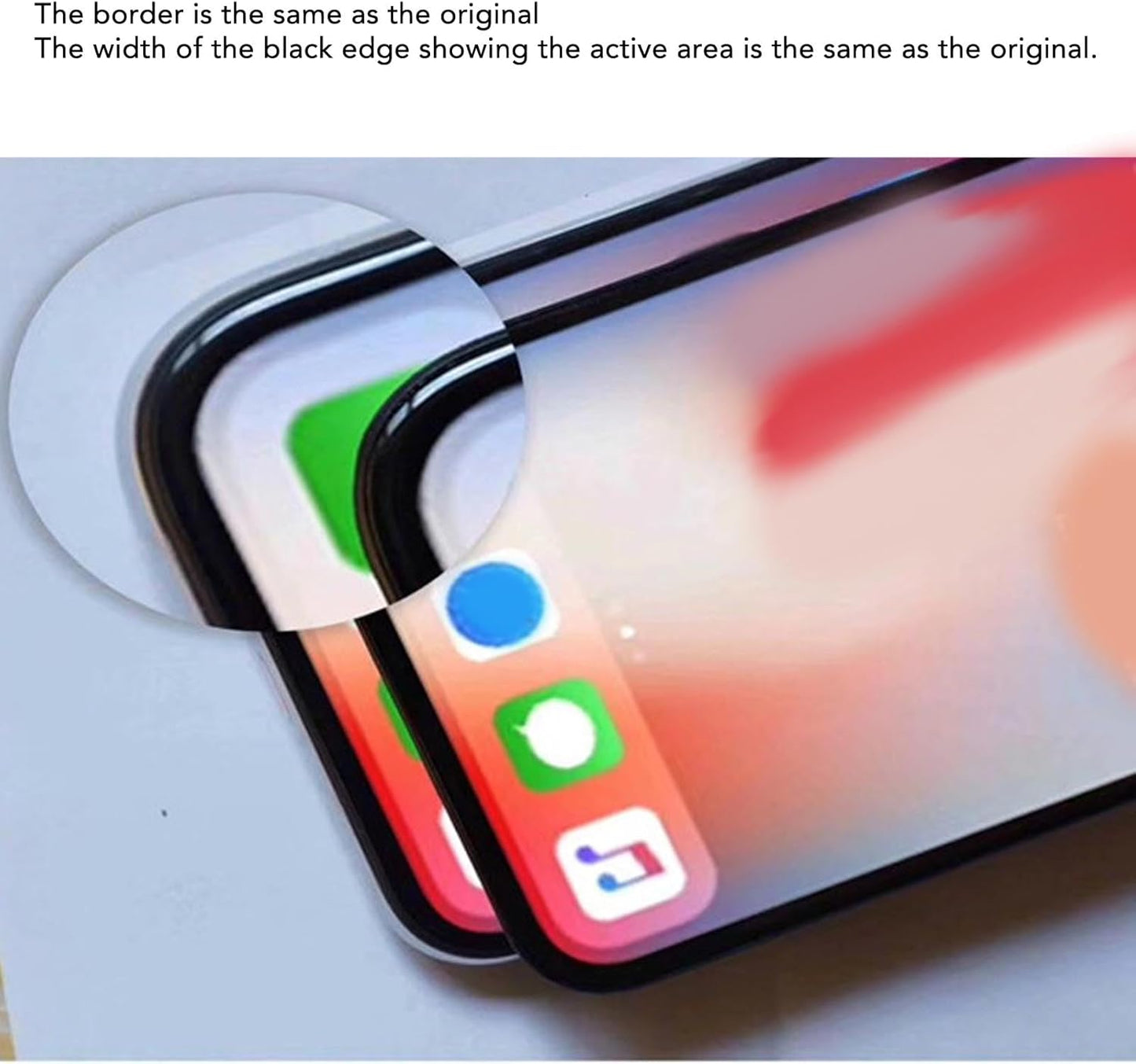 Black LCD Screen Replacement for iPhone X XS XR 11 - Repair Parts Size DEMO