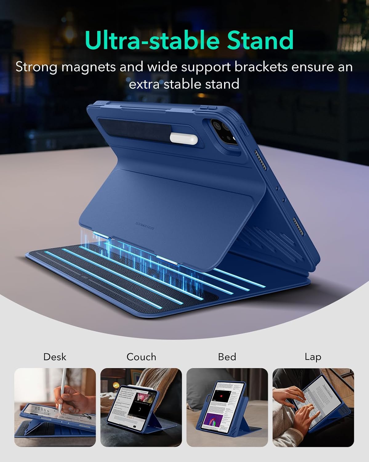 ESR Blue Protective Case Cover for iPad Pro 11" M5/M4 Tablet - Durable Slim NEW