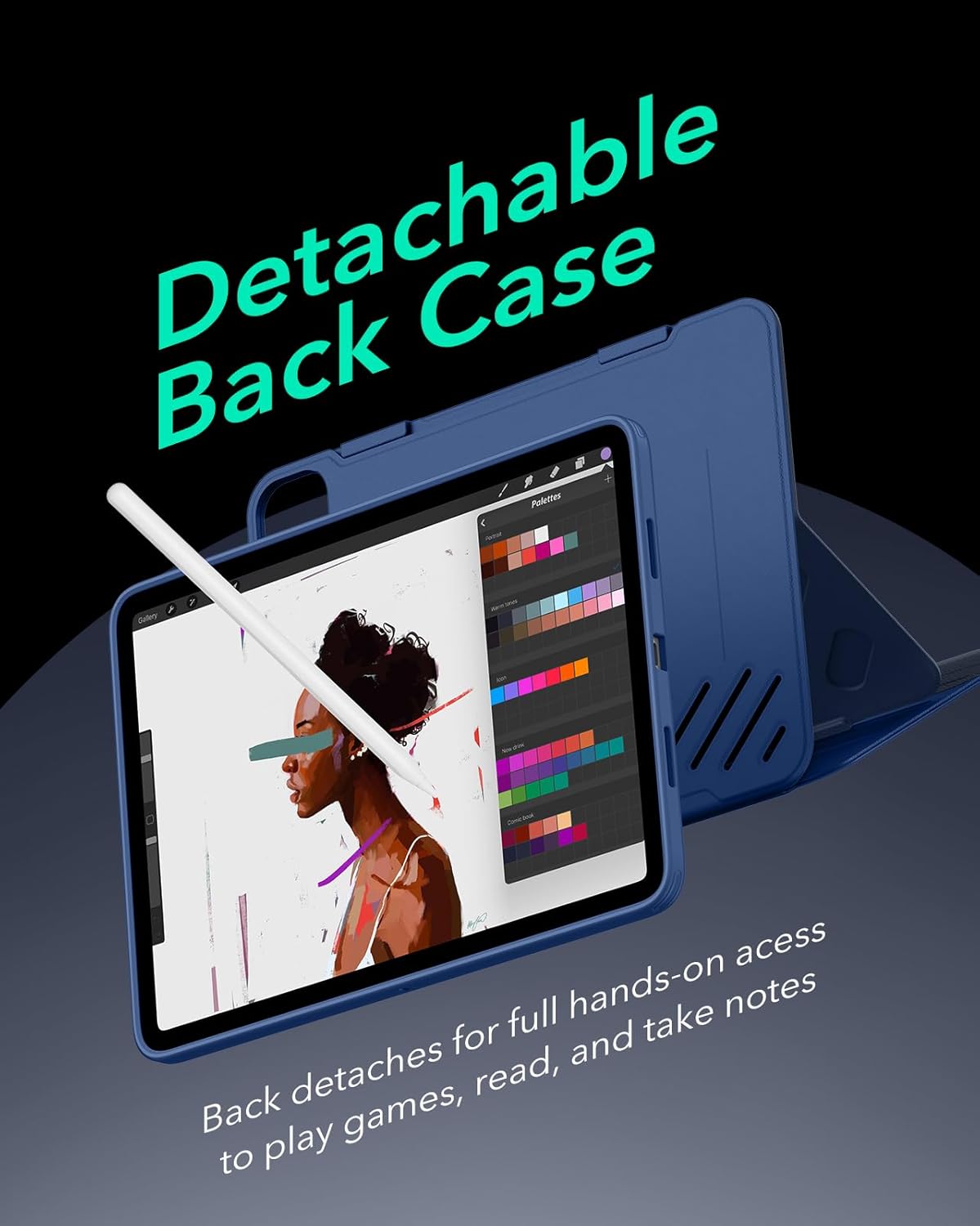 ESR Blue Protective Case Cover for iPad Pro 11" M5/M4 Tablet - Durable Slim NEW