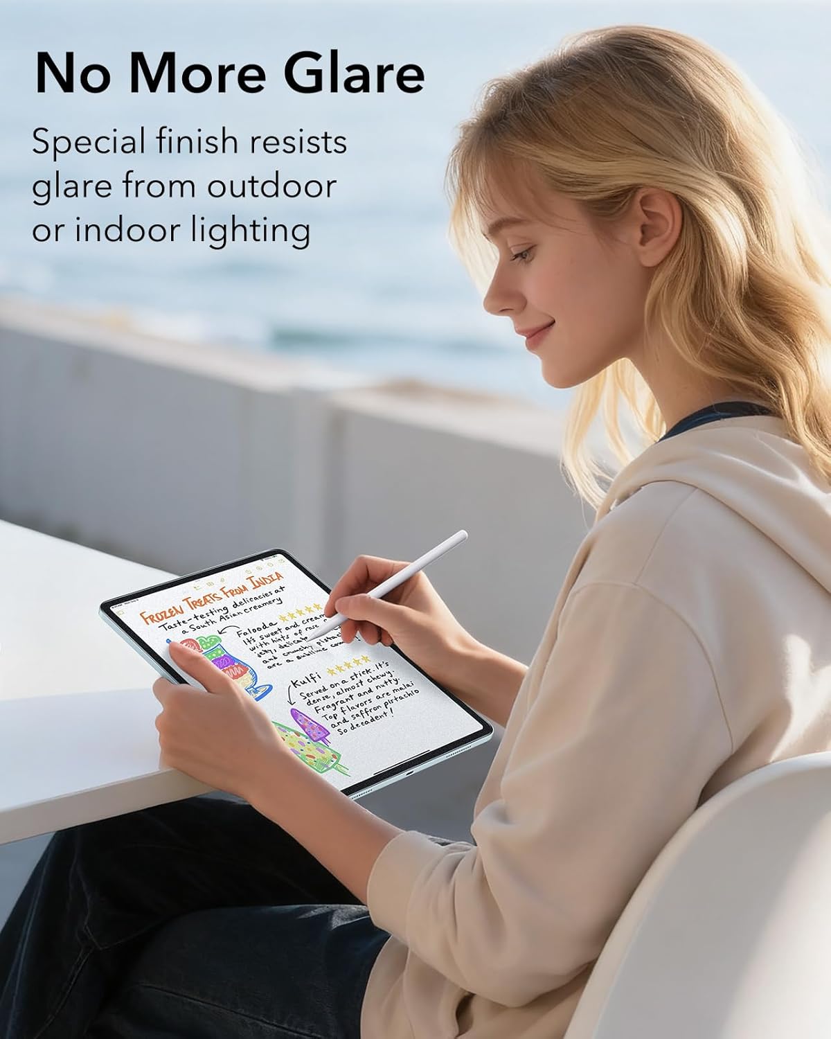 ESR Clear Screen Protectors for New iPad Air 11 Inch Tablet, 1 Pack,