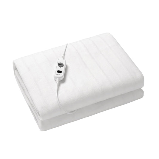 Dreamaker Washable Fitted Electric Blanket 3 Heat Settings White Single DEMO