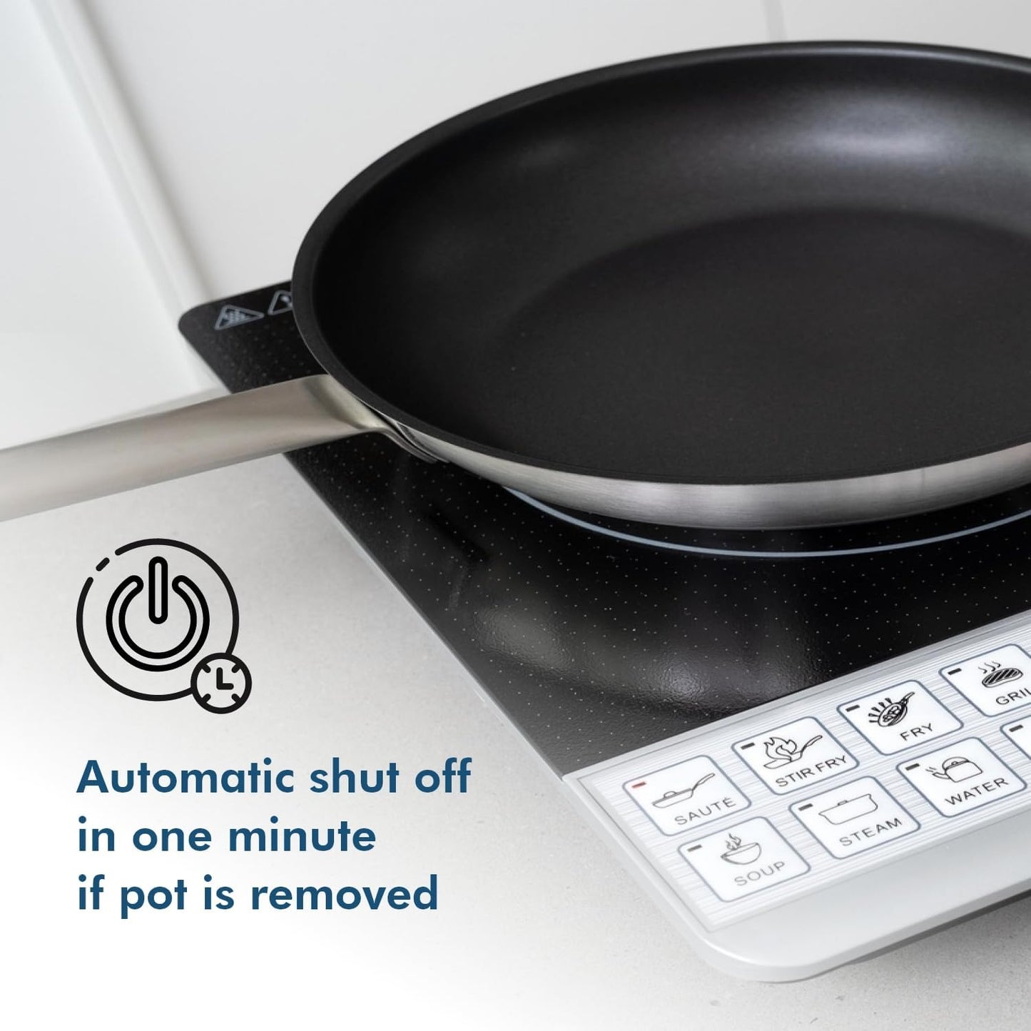 Healthy Choice 2000W Induction Cooktop Stove Powerful Electric Black & DEMO