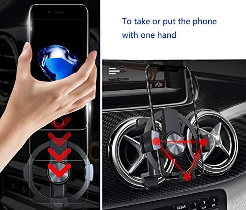 Universal Black Dash-Mounted Phone Holder for Mobile Devices - Secure DEMO