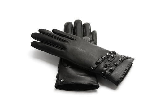 napo Gloves Large Black Cold Weather Touchscreen Leather for Men & Women NEW