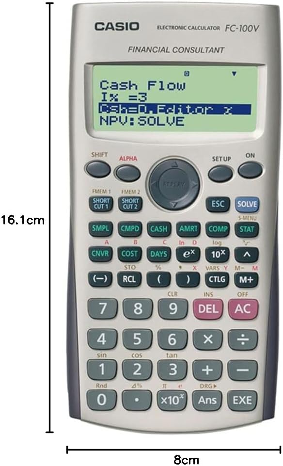 Casio Grey Financial Calculator for Accounting, Office Electronics & More DEMO