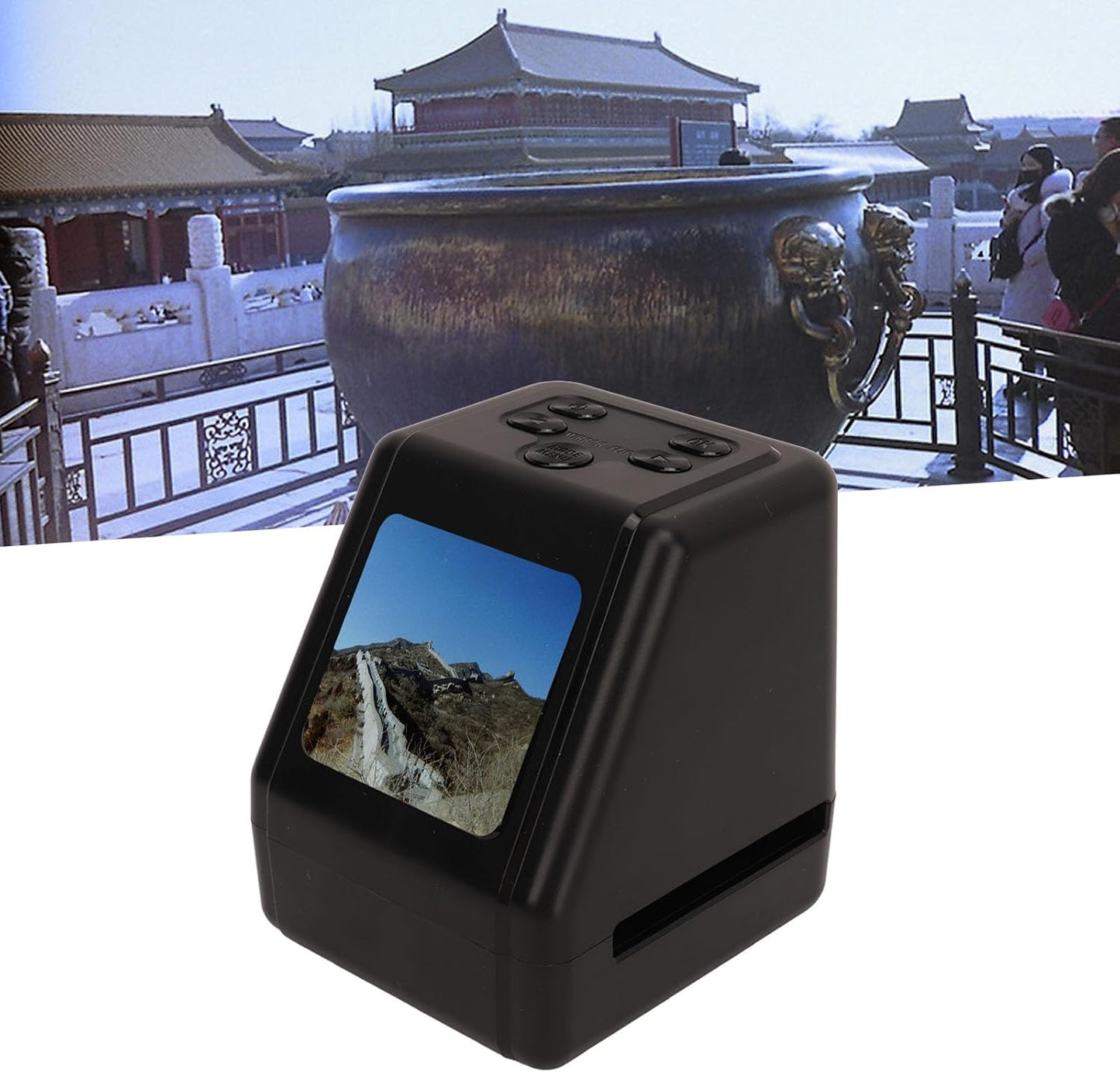 Portable Digital Scanners Film Slide & Negative Scanner with LED Backlight NEW