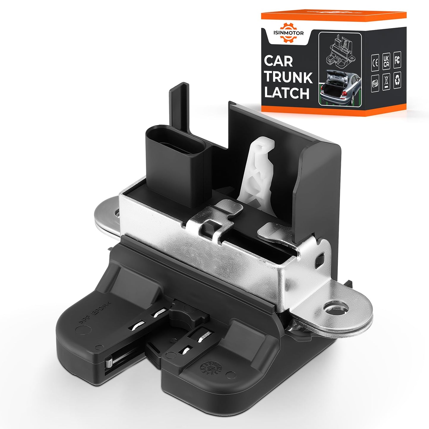 Black Power Door Lock Actuator for Tailgate, Trunk Lid, and Liftgate DEMO