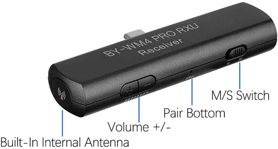 BOYA 2.4GHz Wireless Microphone System for Recording Equipment in Black NEW