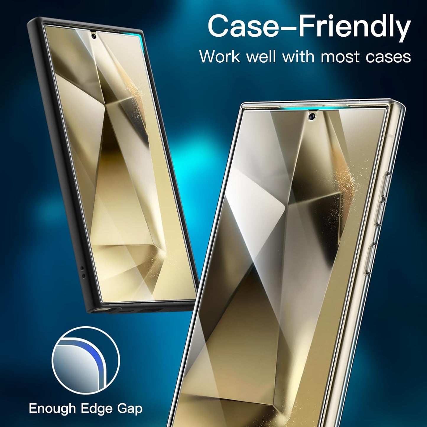 JETech Flexible TPU Screen Protector for Samsung Galaxy S24 Ultra, NEW