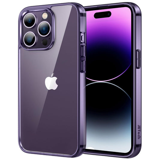 JETech Deep Purple Shockproof Protective Phone Case for iPhone 14 Pro Max DEMO