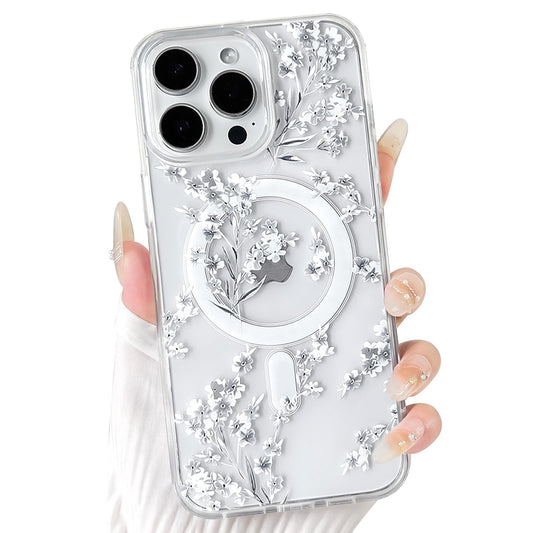 JETech Clear Magnetic Protective Phone Case for iPhone 15 Pro Max NEW