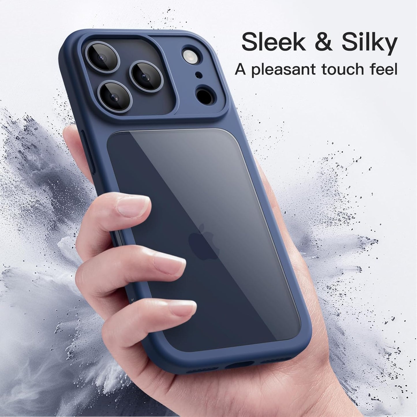 JETech Navy Blue Shockproof Protective Phone Case for iPhone 17 Pro Max NEW