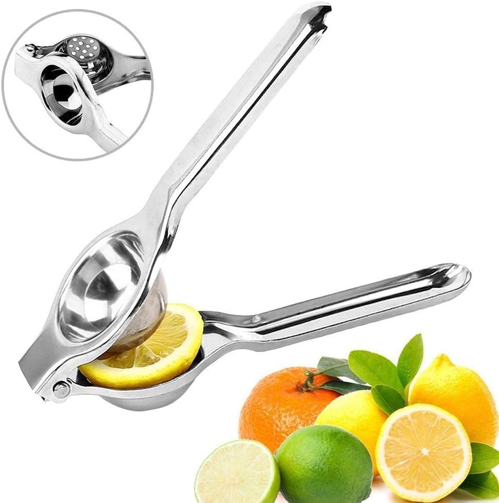 Durable Stainless Steel Manual Lemon Juicer Squeezer, Anti-Rust Kitchen DEMO