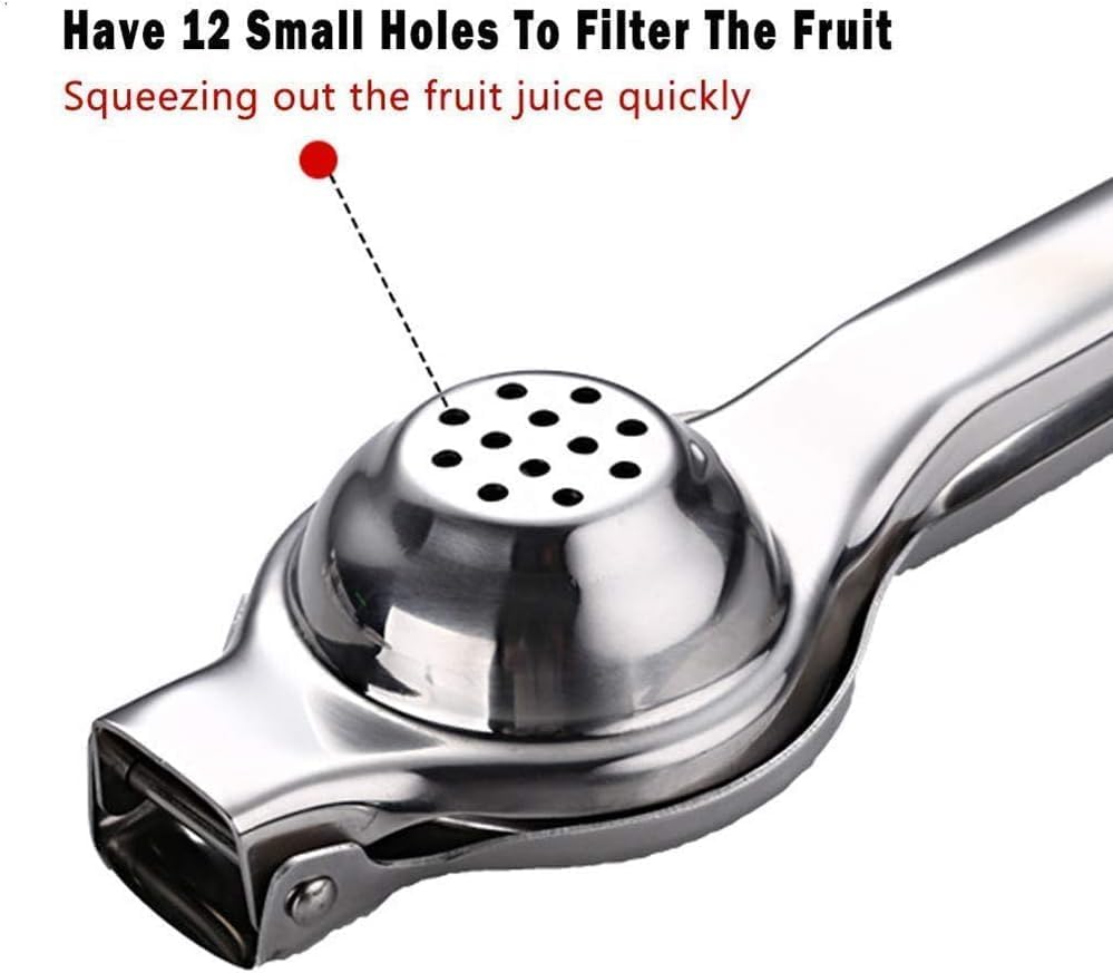 Durable Stainless Steel Manual Lemon Juicer Squeezer, Anti-Rust Kitchen DEMO