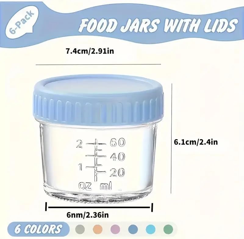 Glass Food Container Sets, Reusable Storage Containers with Airtight Lids, DEMO