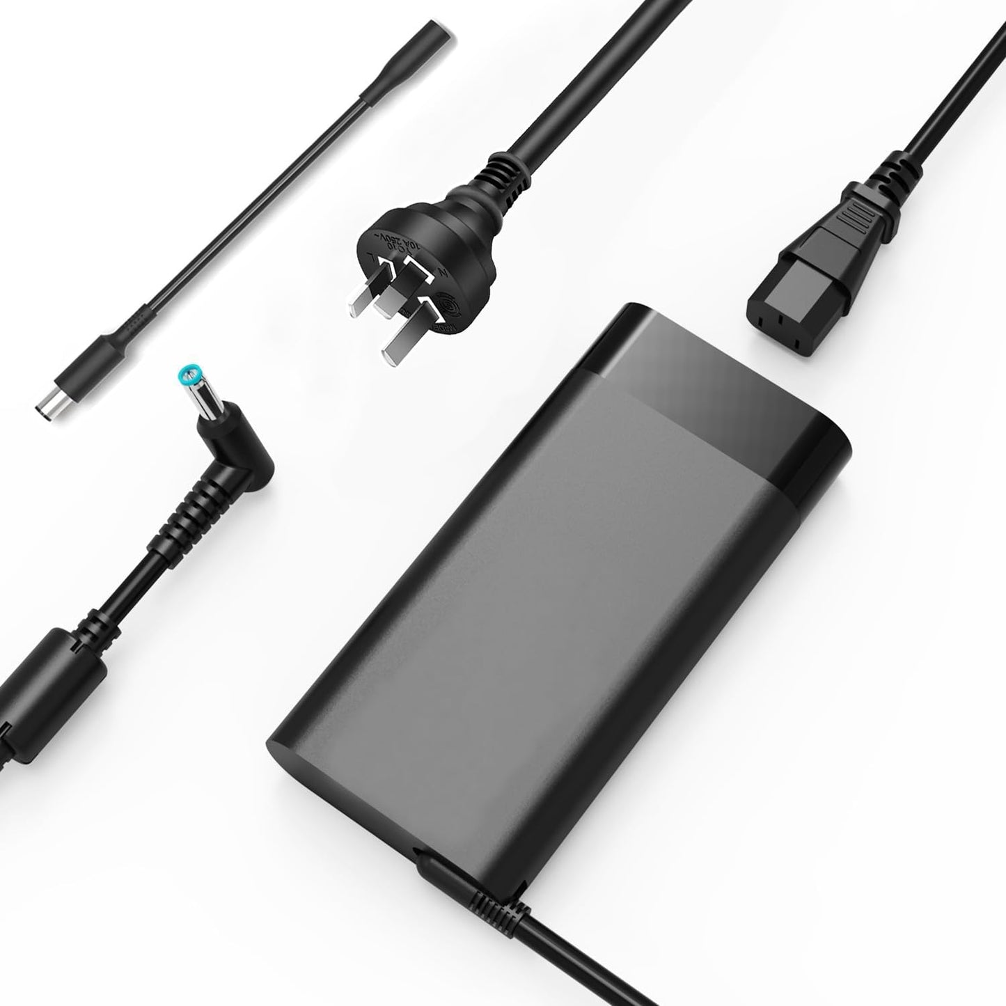 200W Laptop Charger AC Adapter for HP Pavilion Gaming Laptops in Black DEMO