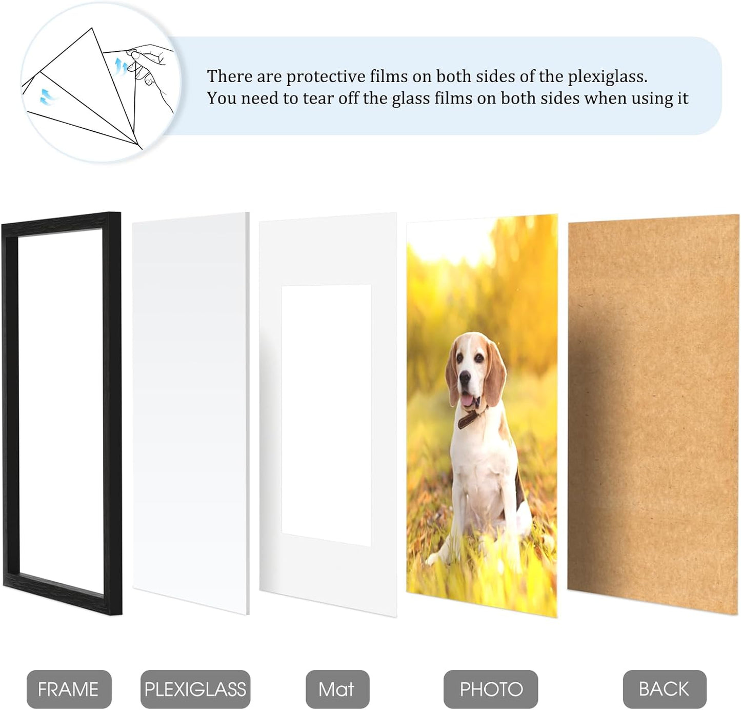 Versatile A4 Poster Frame in Black, Dual Orientation, 21.0 x 29.7cm Size NEW