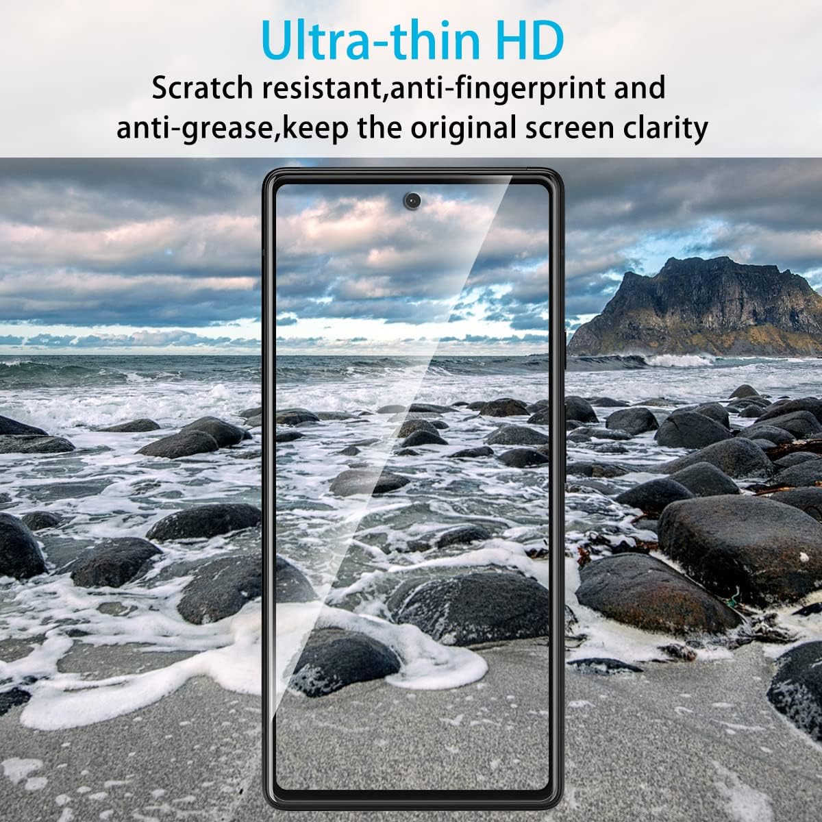 Didisky Tempered Glass Screen Protector for Google Pixel 6a 6.1 Inch Phone NEW