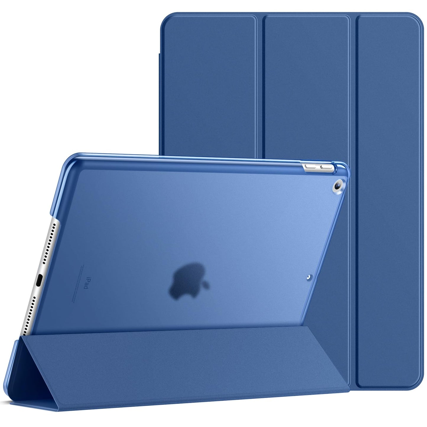 JETech Navy Tablet Case for iPad 9th/8th/7th Gen with Auto Sleep/Wake Size DEMO