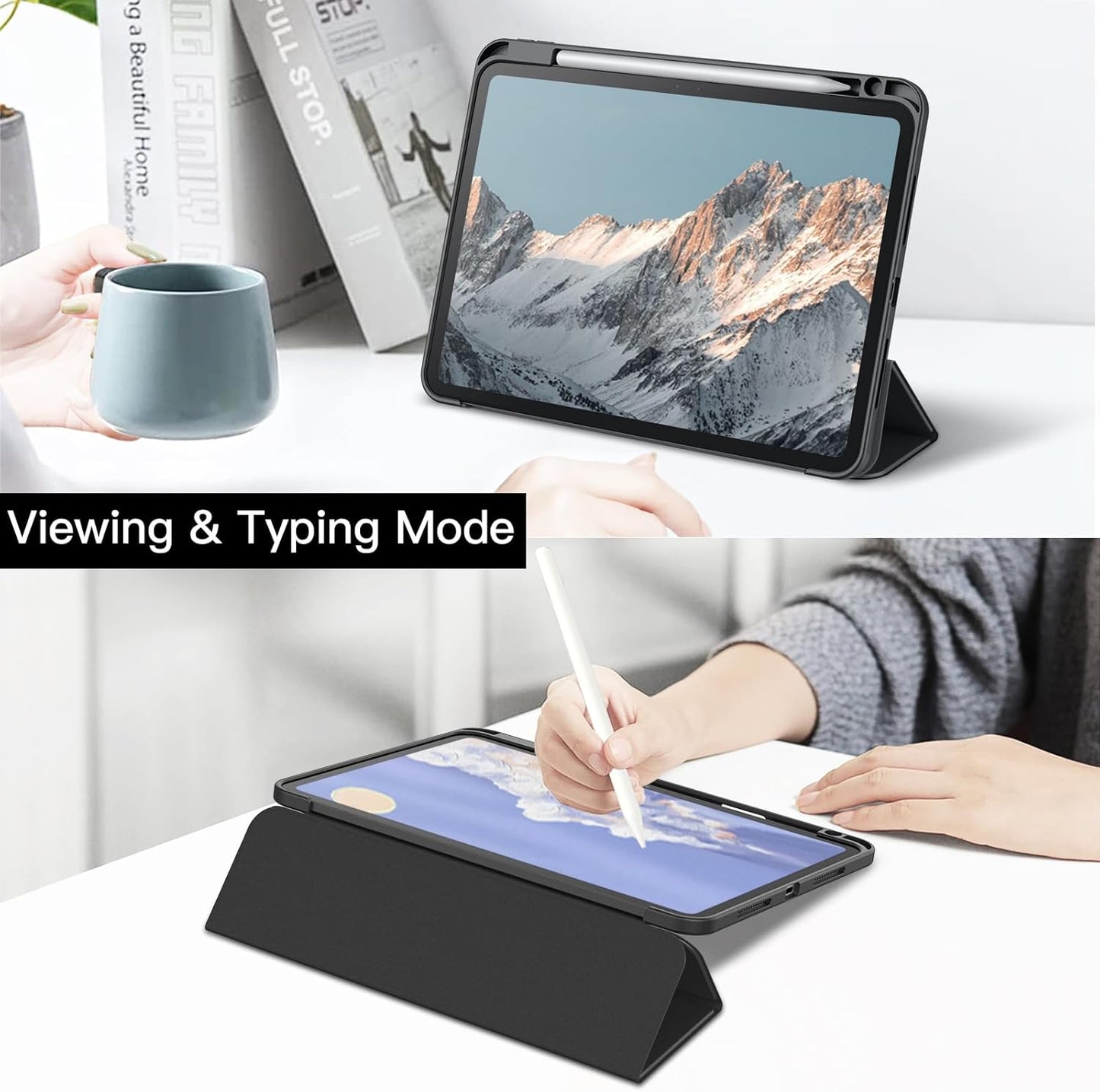 JETech Black Tablet Case for iPad Pro 11-Inch 5th & 6th Gen, Protective DEMO