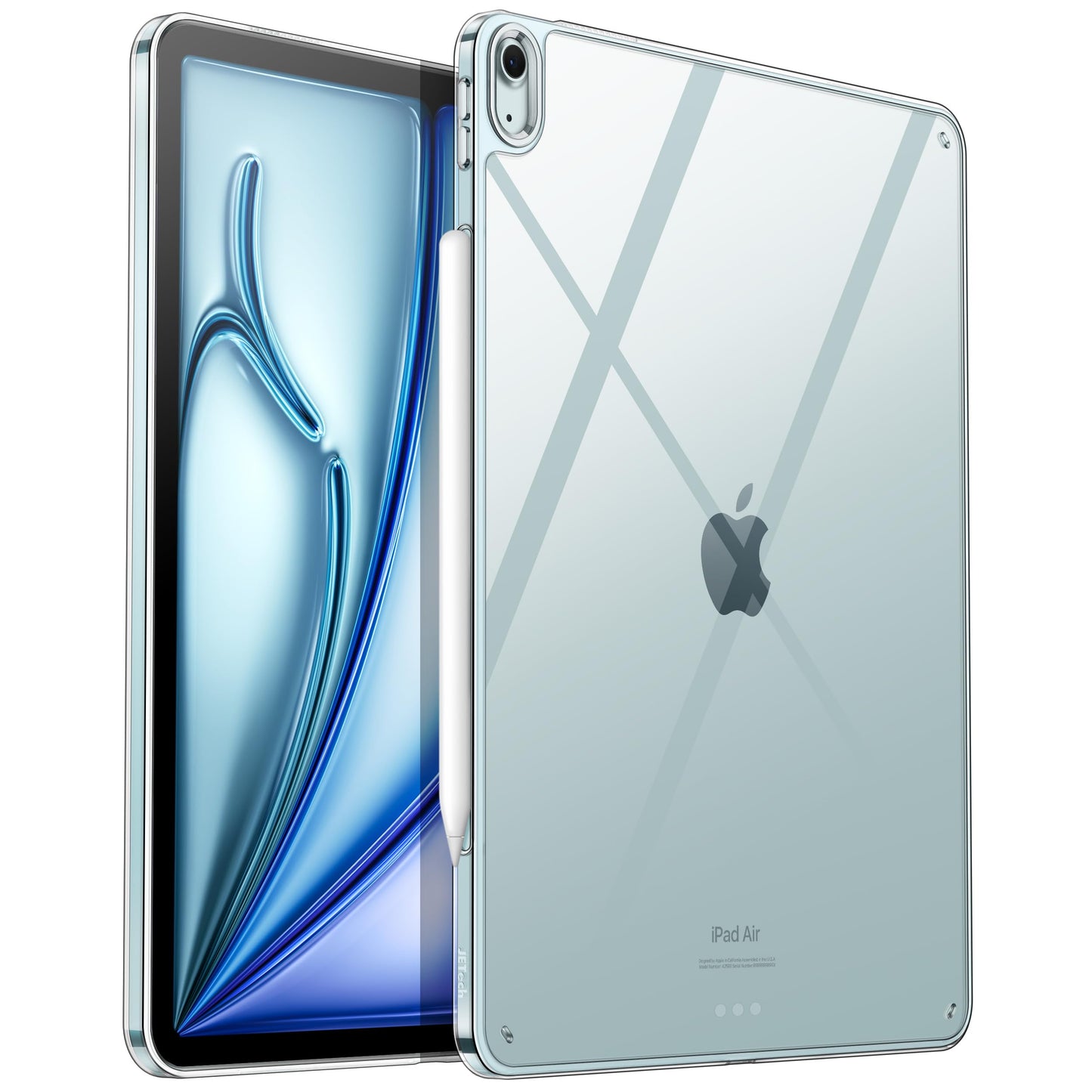 JETech Clear Tablet Case for iPad Air 13-Inch, Slim Lightweight Design DEMO