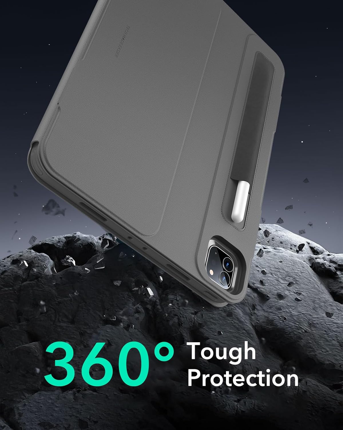 ESR Grey Protective Tablet Case for Apple iPad Pro 11 Inch Cover Size iPad NEW