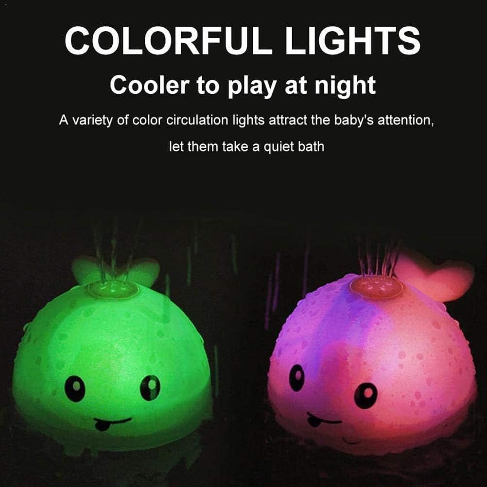 Automatic Water Spray Bath Toy with LED Lights Induction Sprinkler Grey DEMO