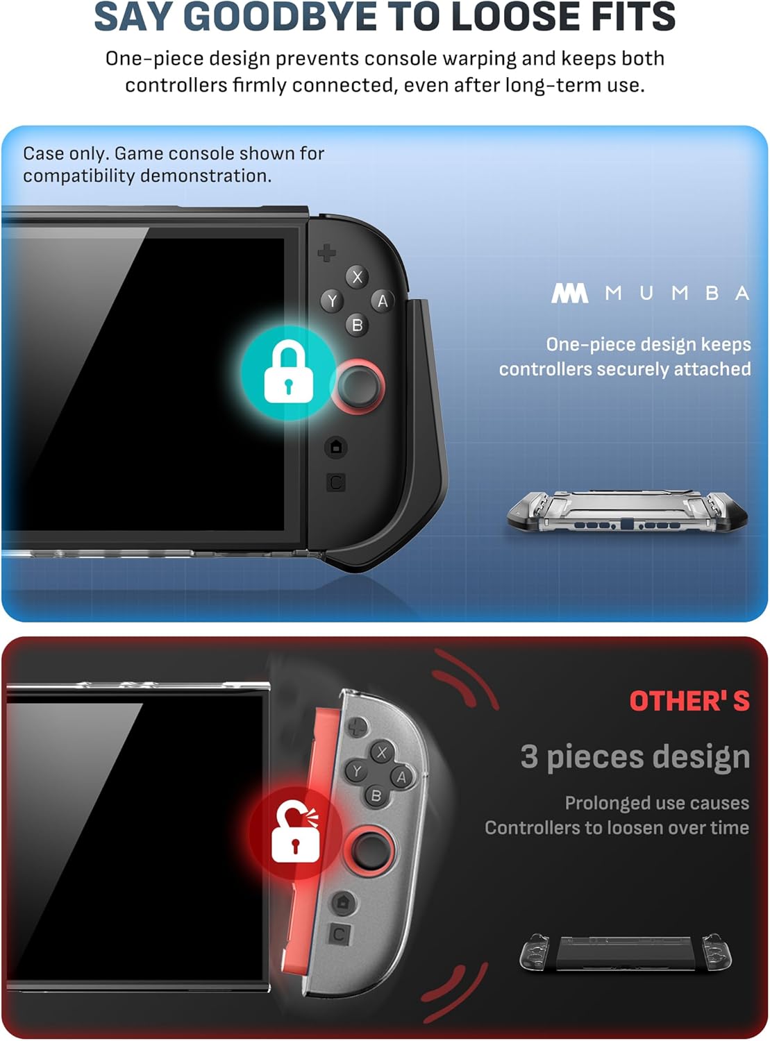 Protective Black Nintendo Switch 2 Console Accessories Case for Gaming DEMO