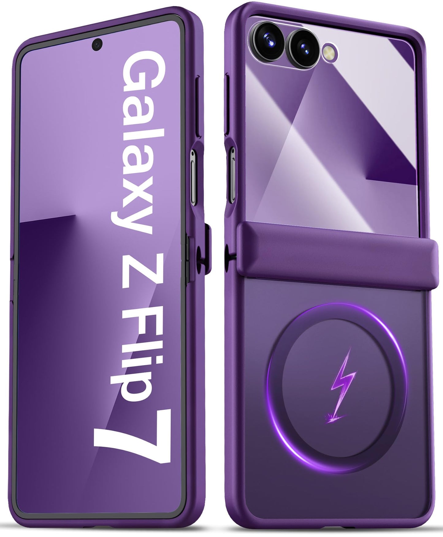 SIXBOX Slim Protective Phone Case for Samsung Galaxy Z Flip 7 in Purple NEW