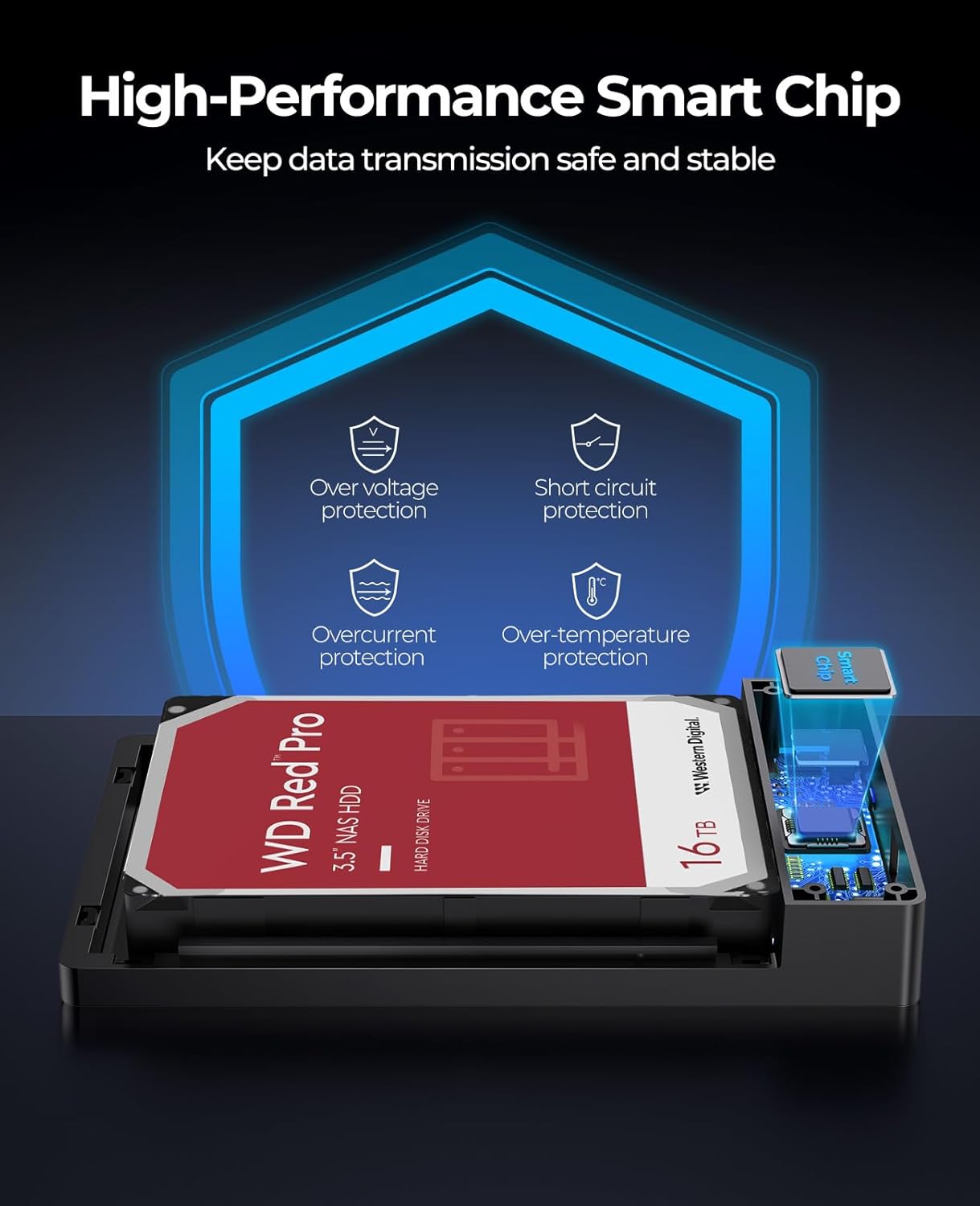 ORICO External Enclosures Hard Drive Enclosure SATA III to USB 3.1 Type C, DEMO