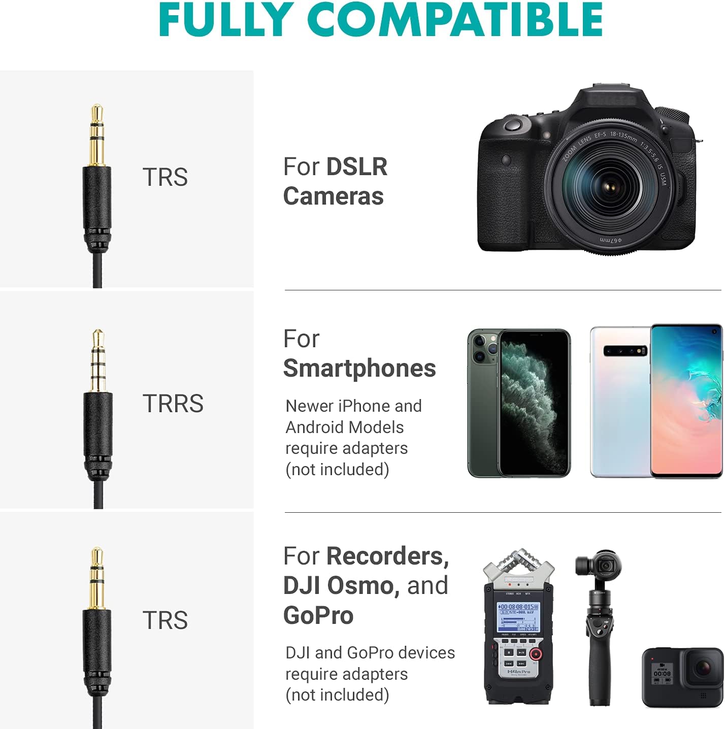 Movo Universal Video Microphone with Shock Mount, Deadcat Windscreen, Case DEMO