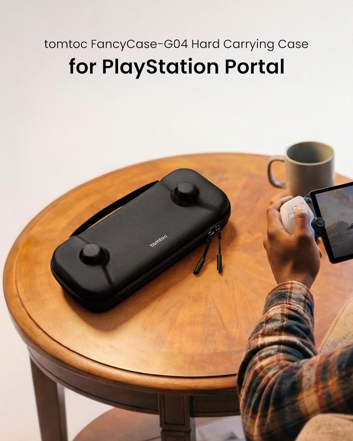 tomtoc Protective Console Cases Carrying Case for PS5 Portal Remote Player NEW