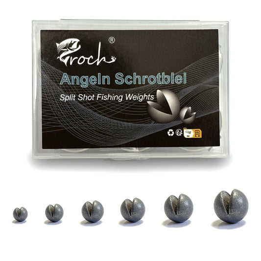 croch Metal Sinkers & Weights Variety Set - Normal Size Fishing Tackle NEW