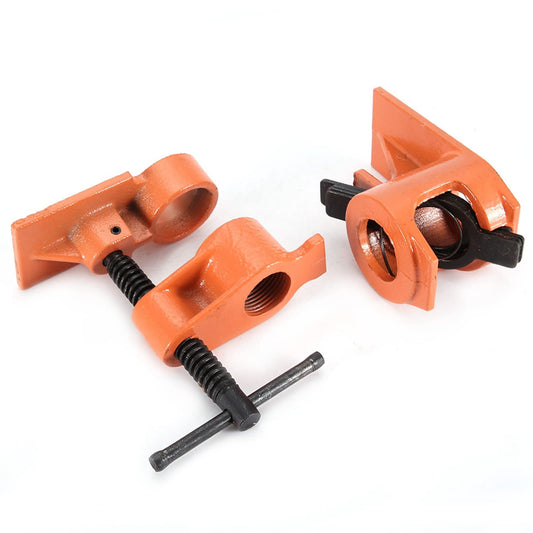 Heavy Duty 1 Inch Woodworking Pipe Clamp Workholding Device Orange & Black NEW