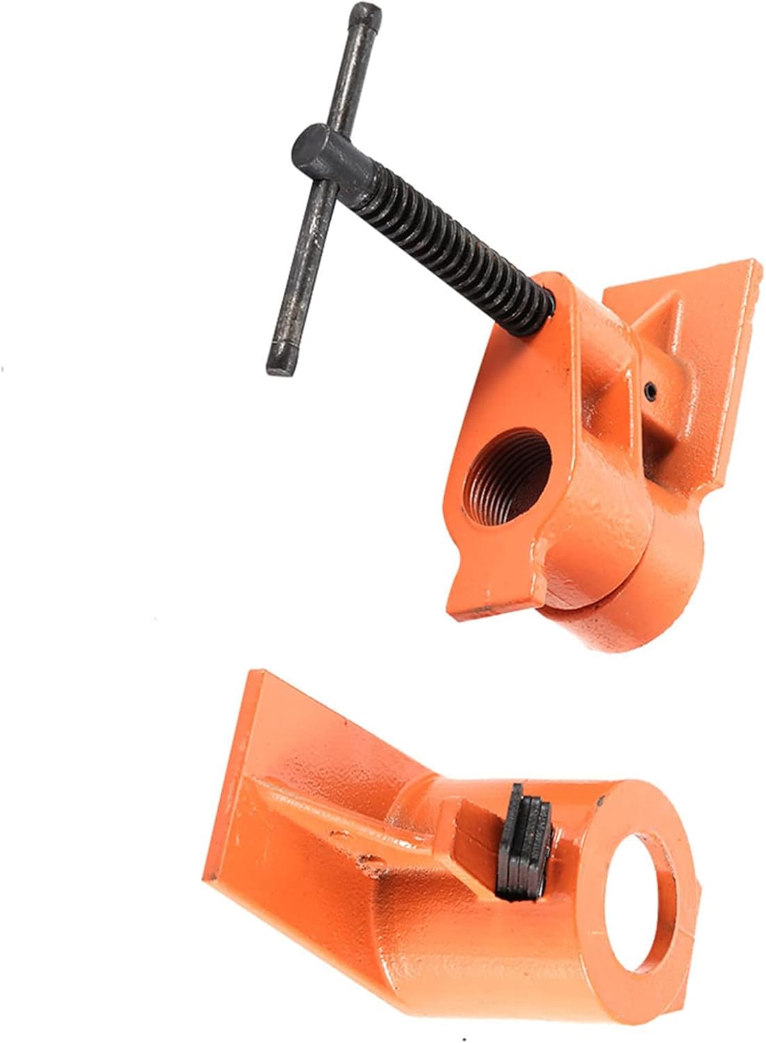 Heavy Duty 1 Inch Woodworking Pipe Clamp Workholding Device Orange & Black NEW