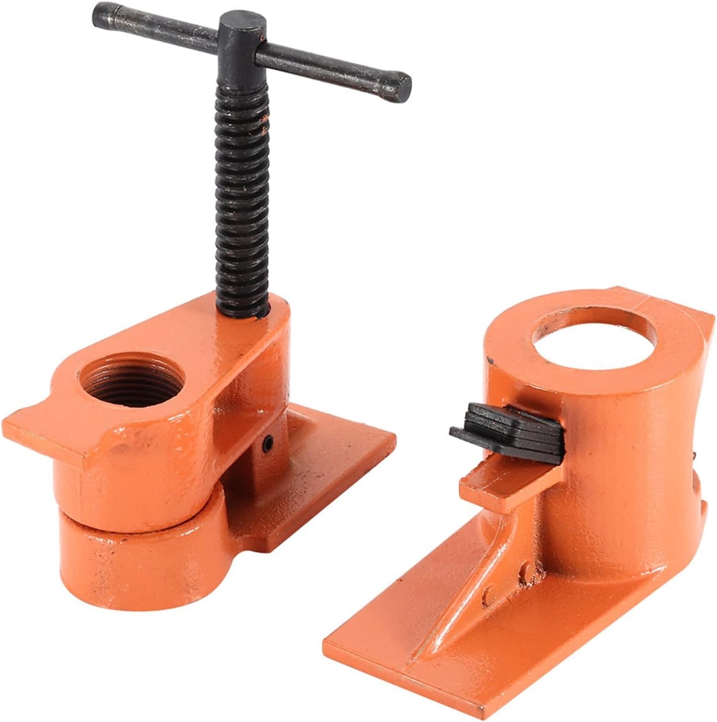 Heavy Duty 1 Inch Woodworking Pipe Clamp Workholding Device Orange & Black NEW