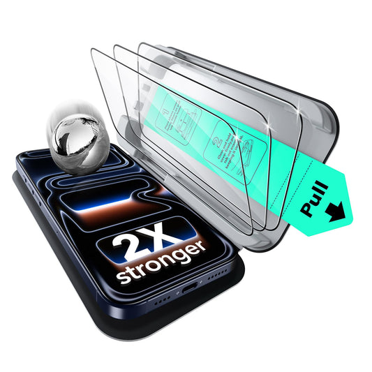ESR Clear Tempered Glass Screen Protectors for iPhone 17 Pro - Durable, NEW