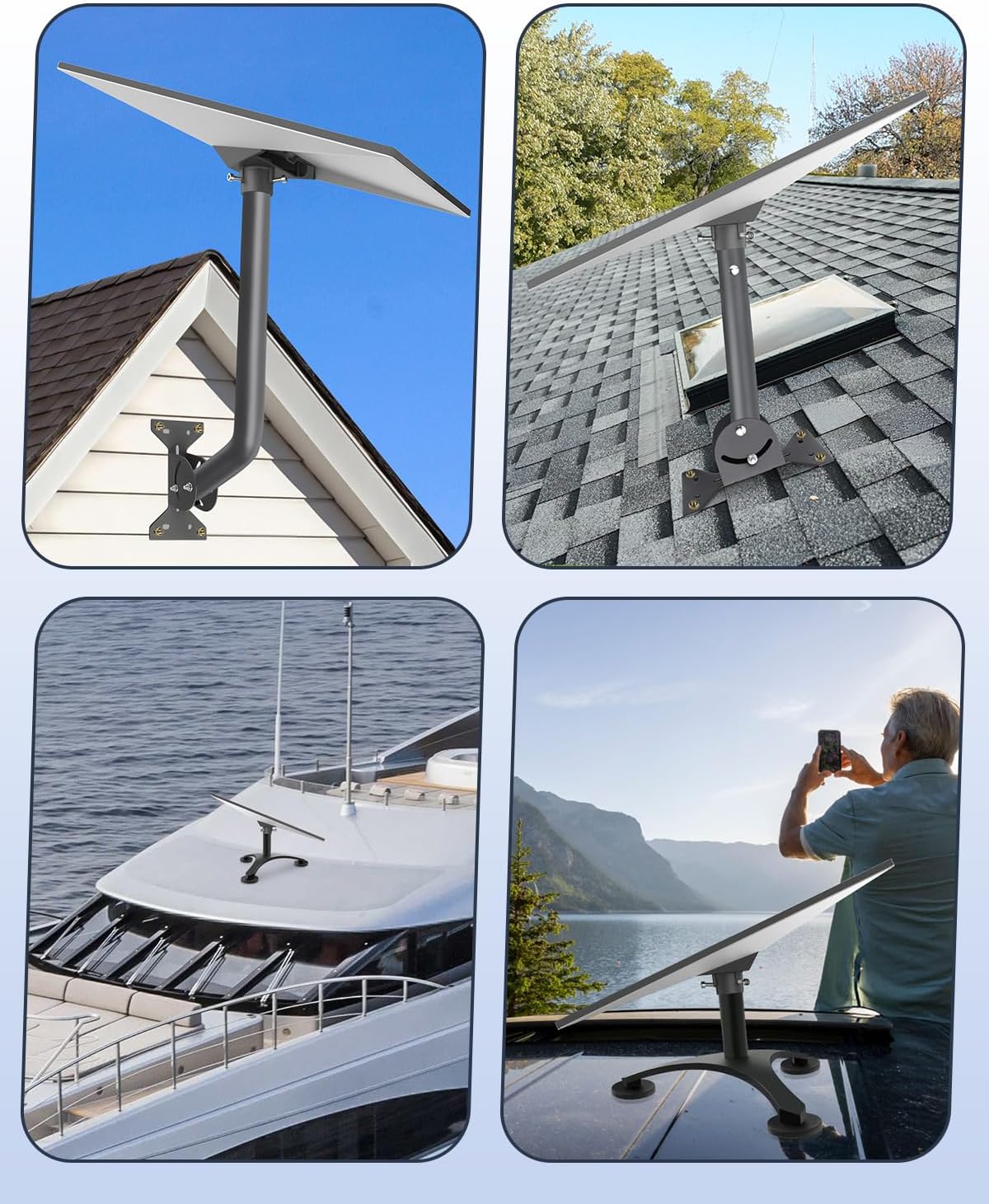 Daqa Starlink Gen3 Grey Mount Pole Adapter Kit - Internet Connectivity DEMO