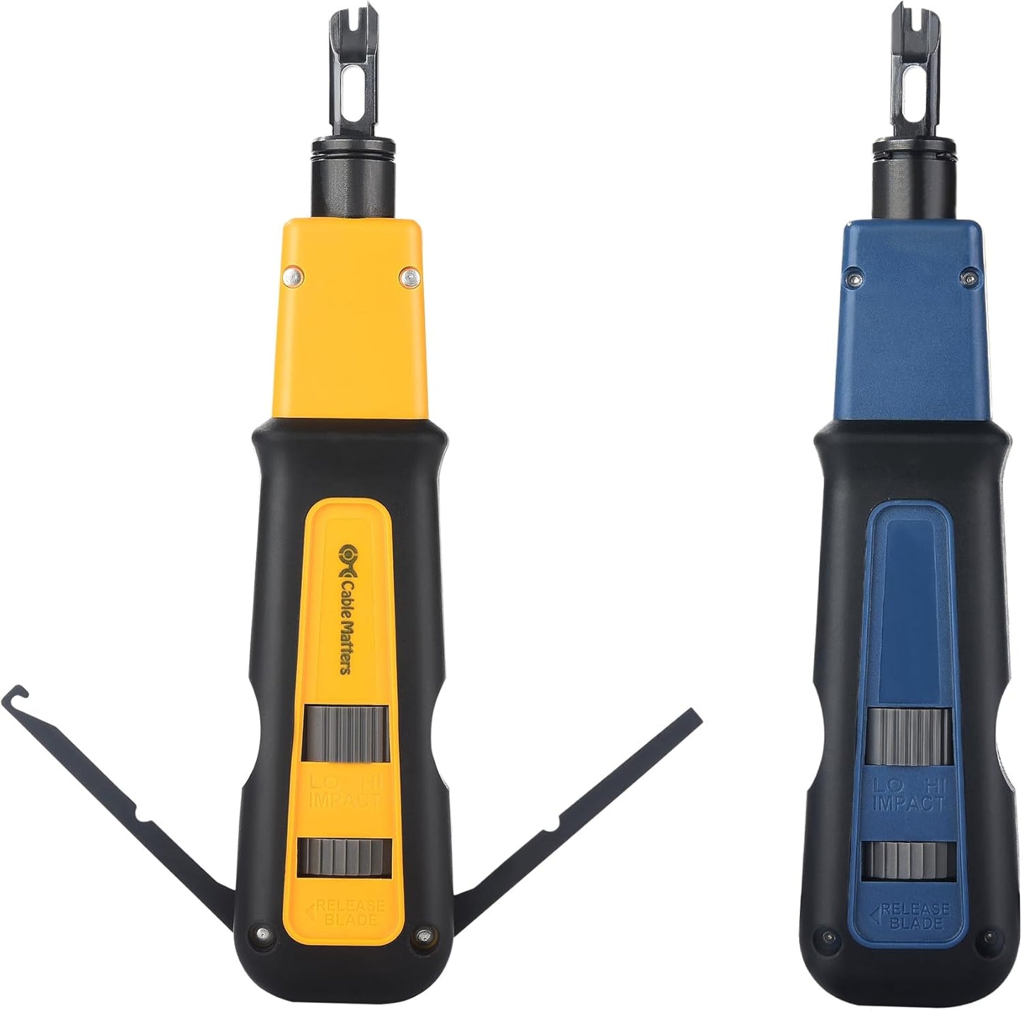 Cable Matters Ethernet Punch Down Tool with RJ45 Connectors Black & Yellow NEW