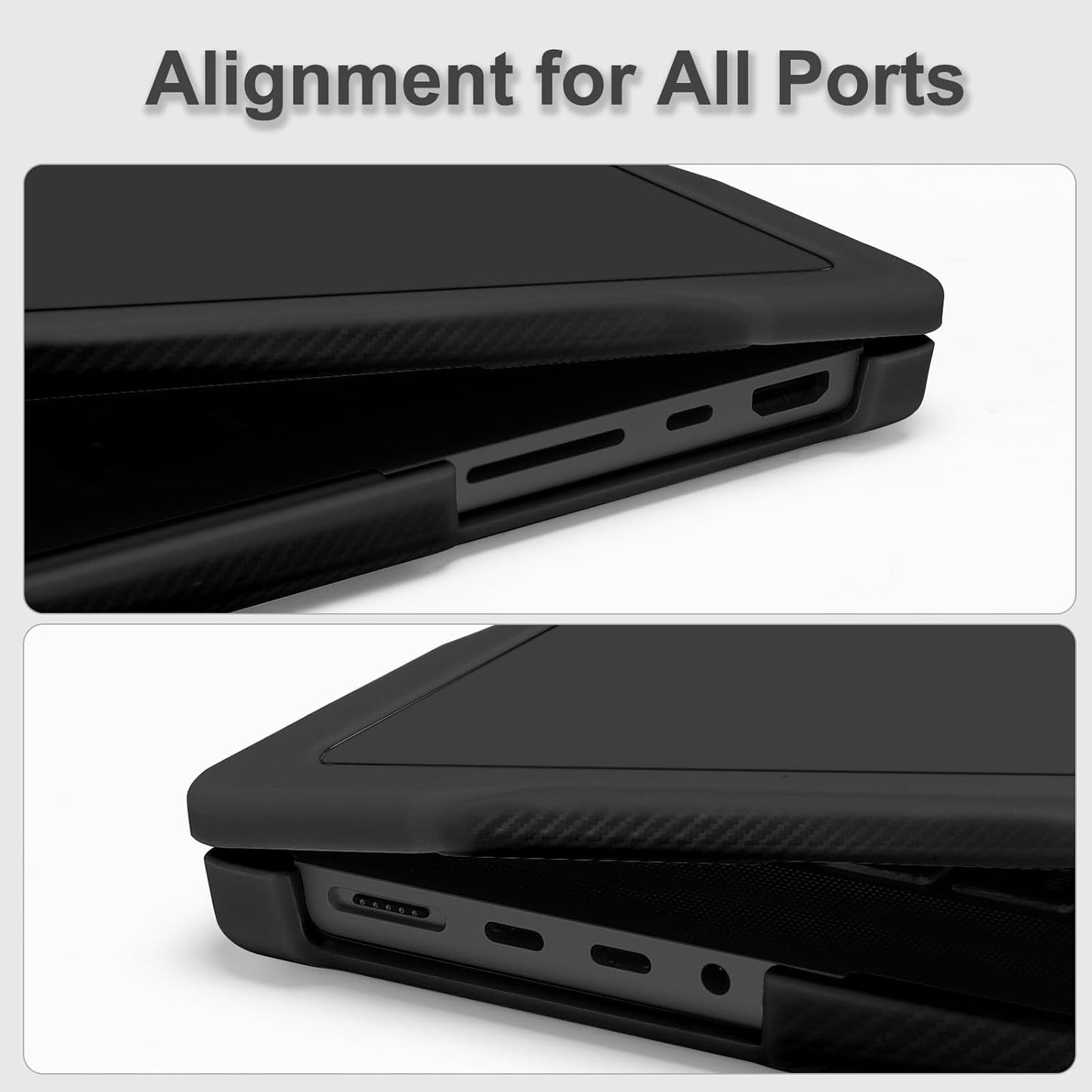 Hard Shell Protective Case for New MacBook Pro 14" (2021-2025) Size DEMO