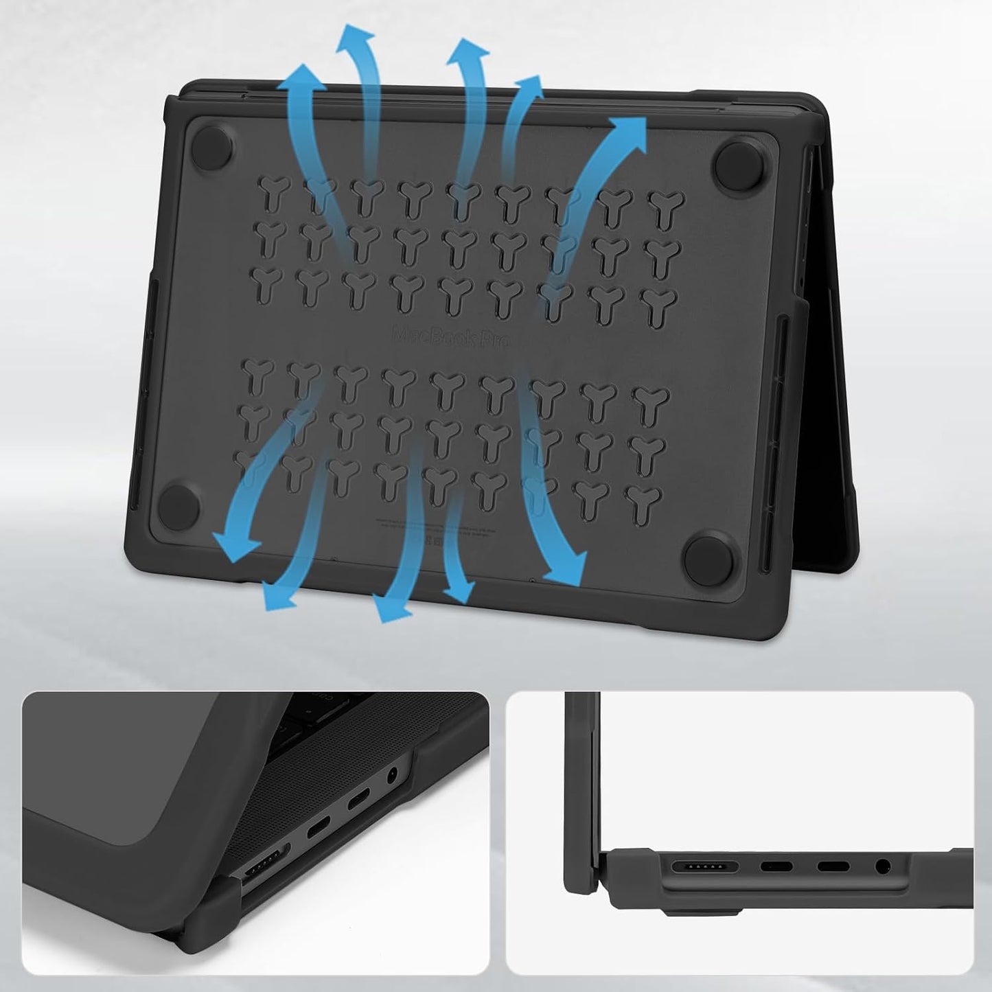 Hard Shell Protective Case for New MacBook Pro 14" (2021-2025) Size DEMO