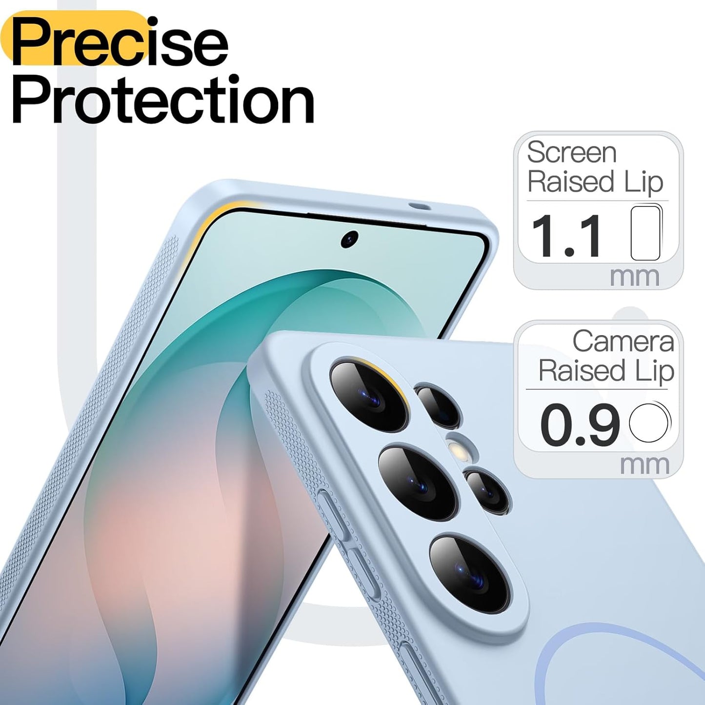 JETech Slim Omphalodes Phone Case for Samsung Galaxy S26 Ultra 5G Size NEW