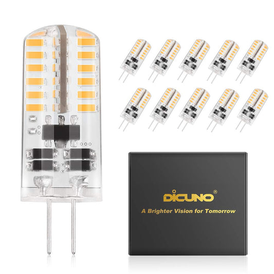 DiCUNO 3W LED Bulbs LED Bulb, 230 Lumen, Warm White 3000K, E26 Base, DEMO