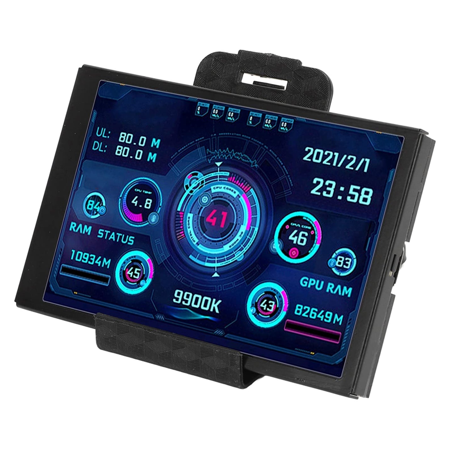 3.5 Inch Monitors IPS USB Mini Computer Monitor in Black - Compact DEMO
